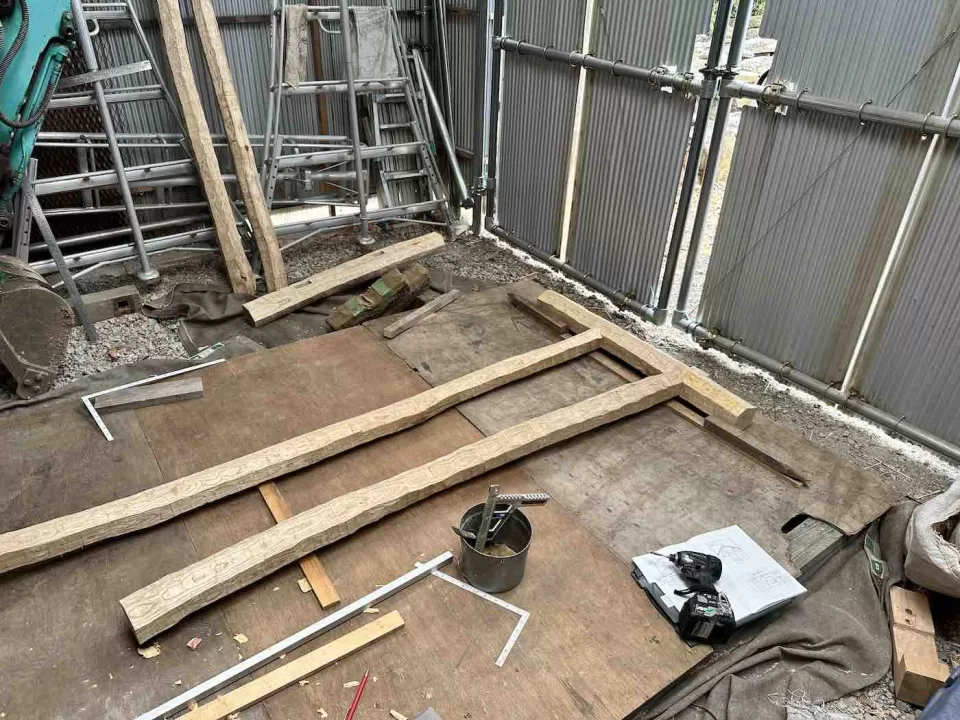 編笠門の設計施工 1 IMG 29701