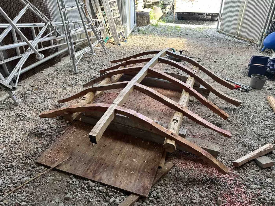 編笠門の設計施工 4 IMG 38571